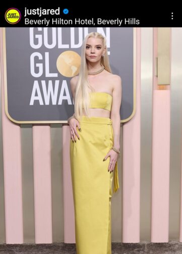 ANYA TAYLOR JOY GOLDEN GLOBES 2023 JUST JARED