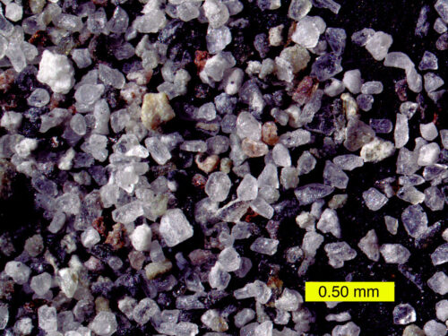 ceniza volcanica microscopio